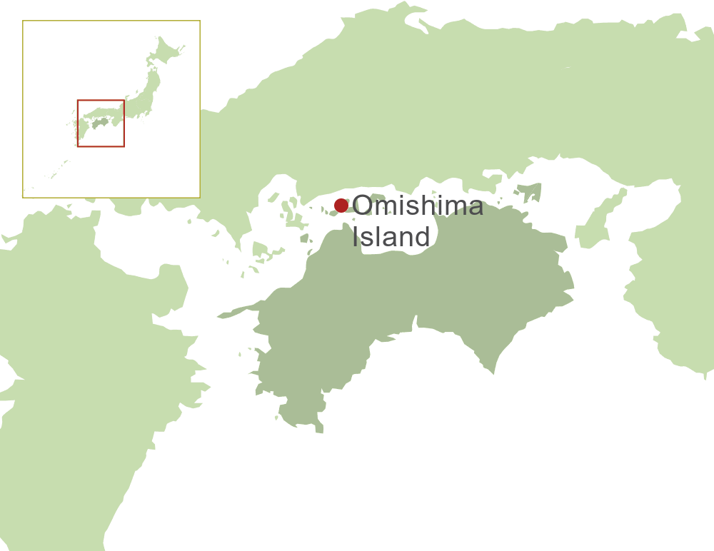 Omishima Island Map