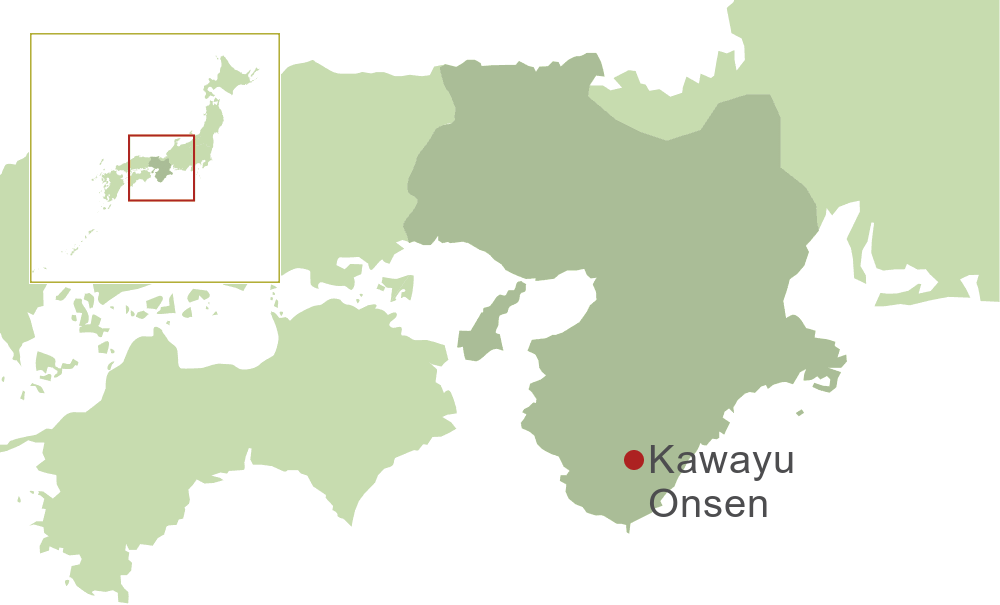 Kawayu Onsen Map