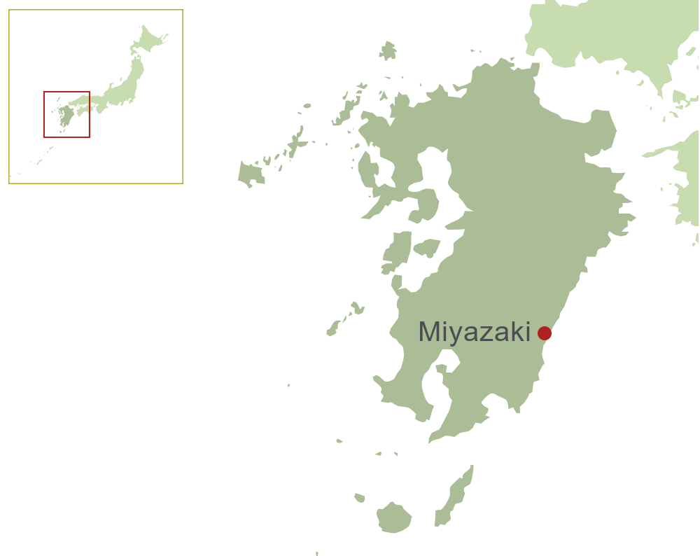 Miyazaki Map