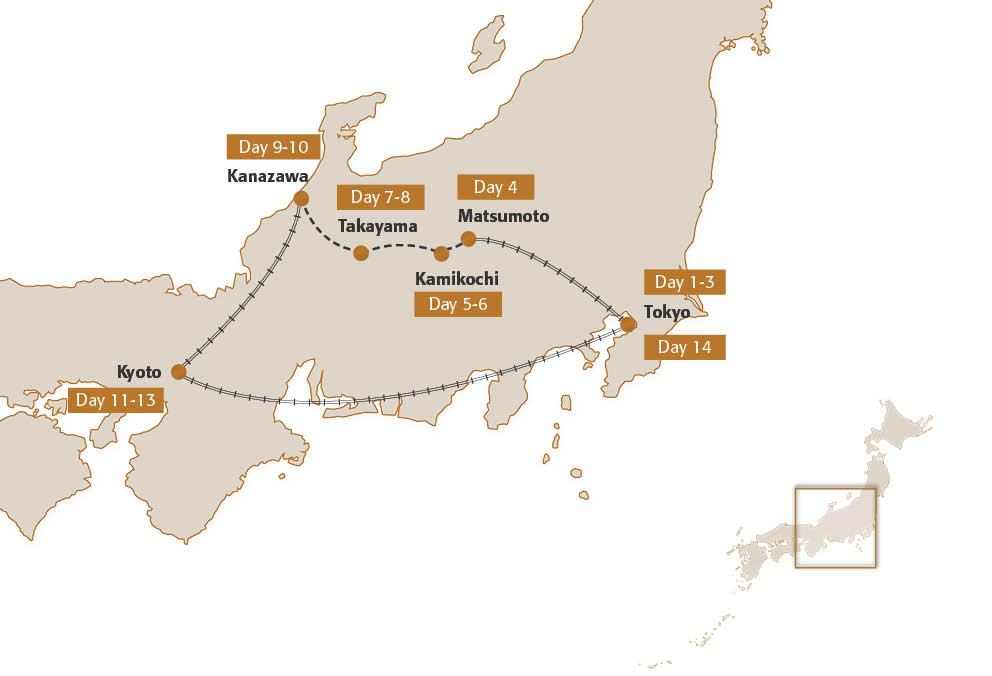Map for Autumn Splendour