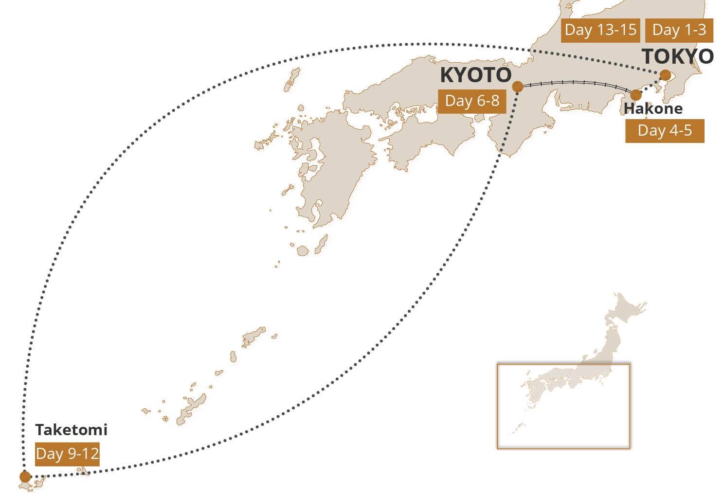 Map for Beach & Culture Deluxe Honeymoon