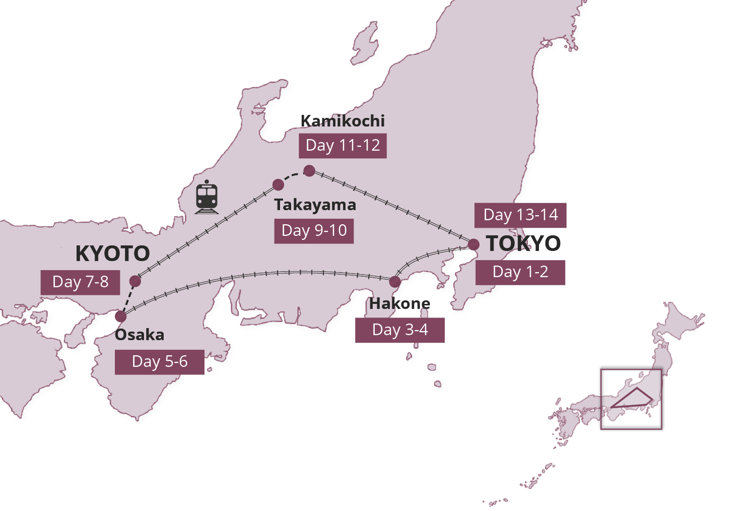 Map for Classic Japan
