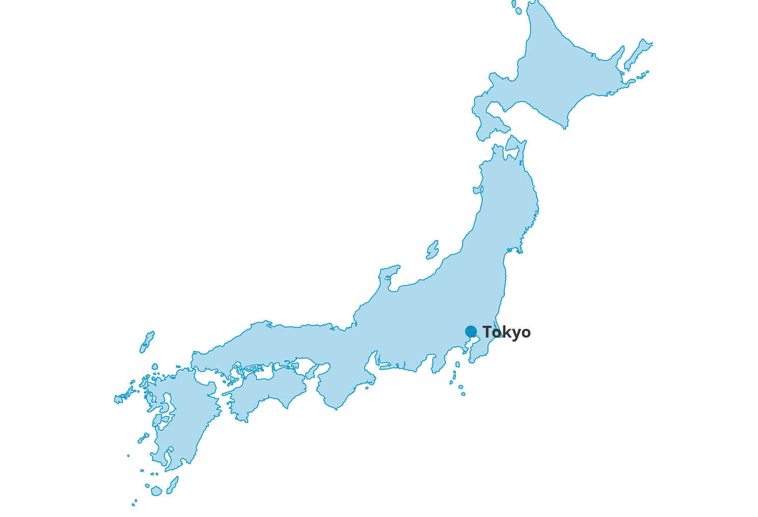 Map for Magnificent Tokyo