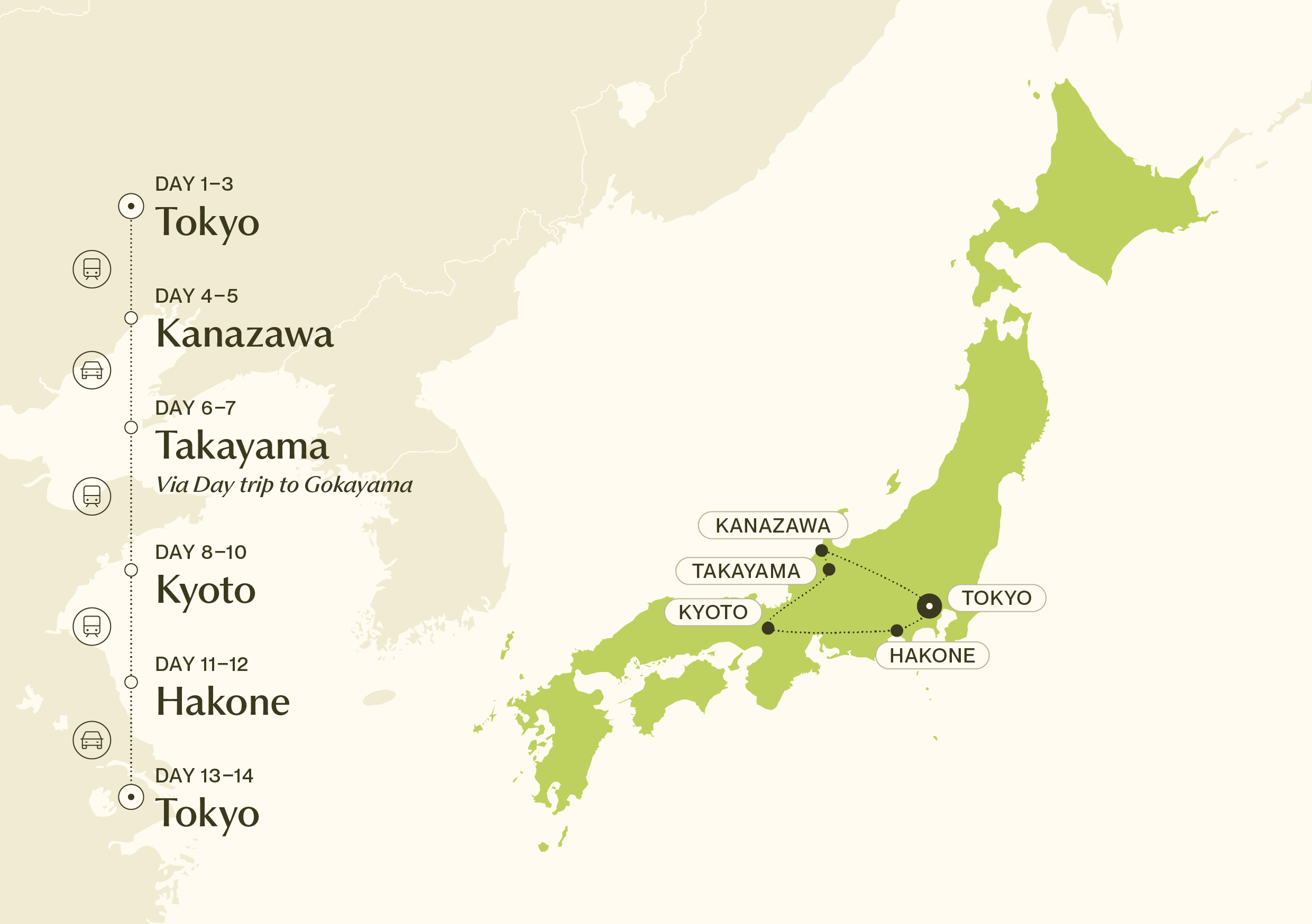Map for Juniors in Japan