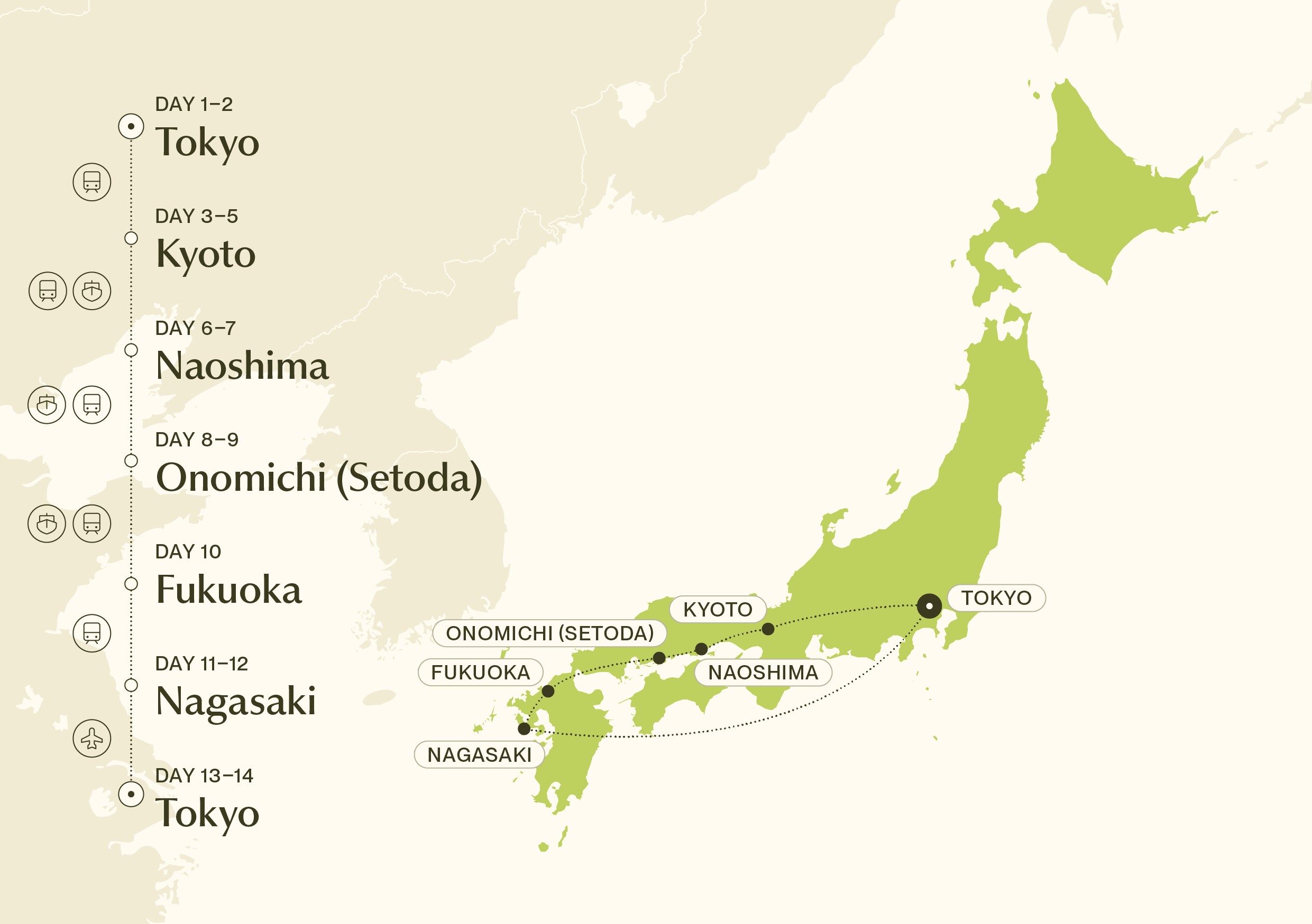 Map for Honeymoon Elegance 