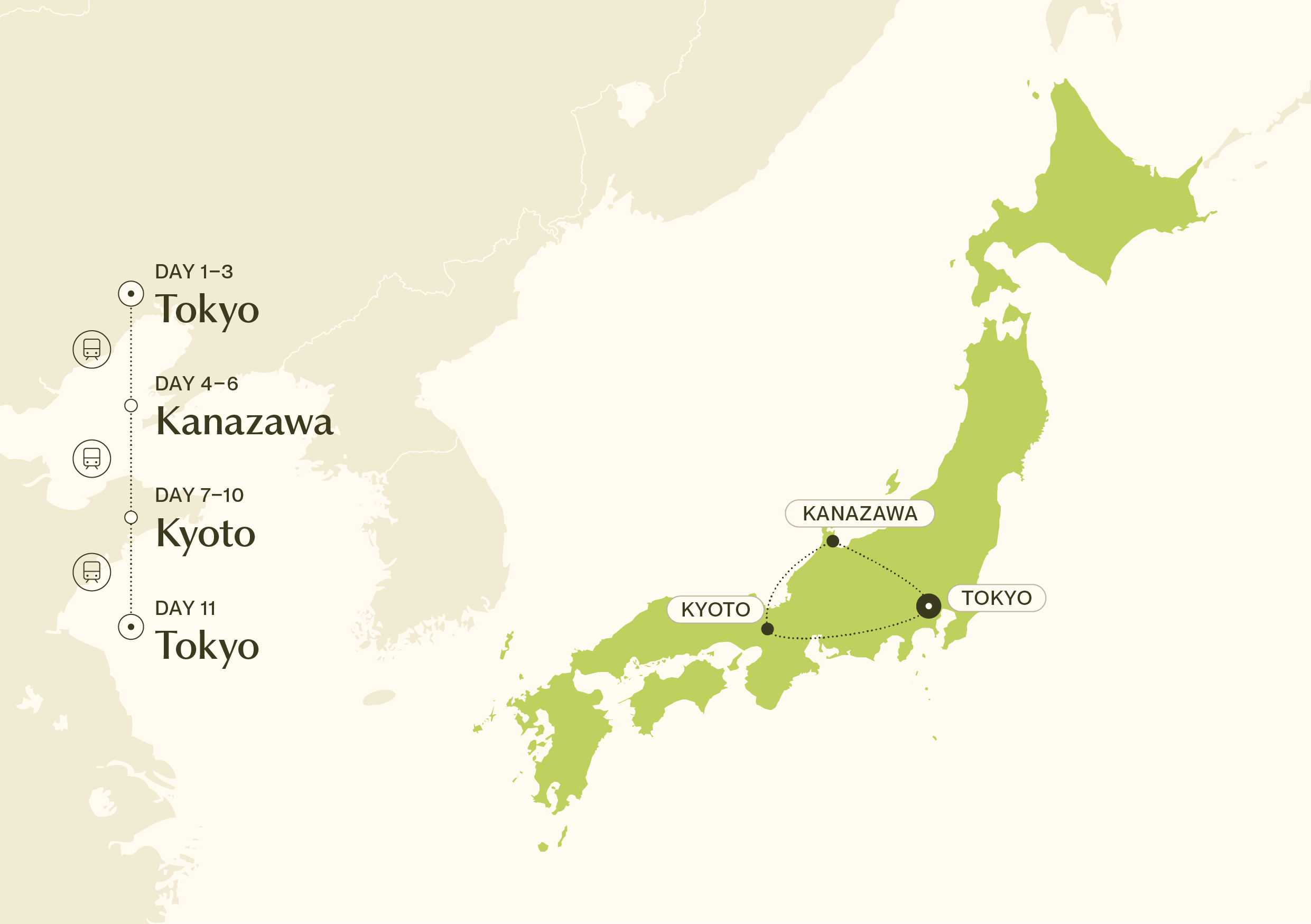 Map for Made in Japan