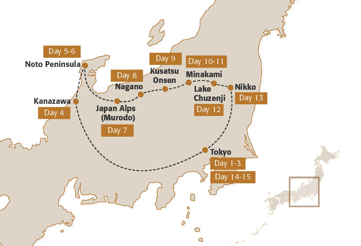 Map for Alpine Adventure: Family Driving Holiday