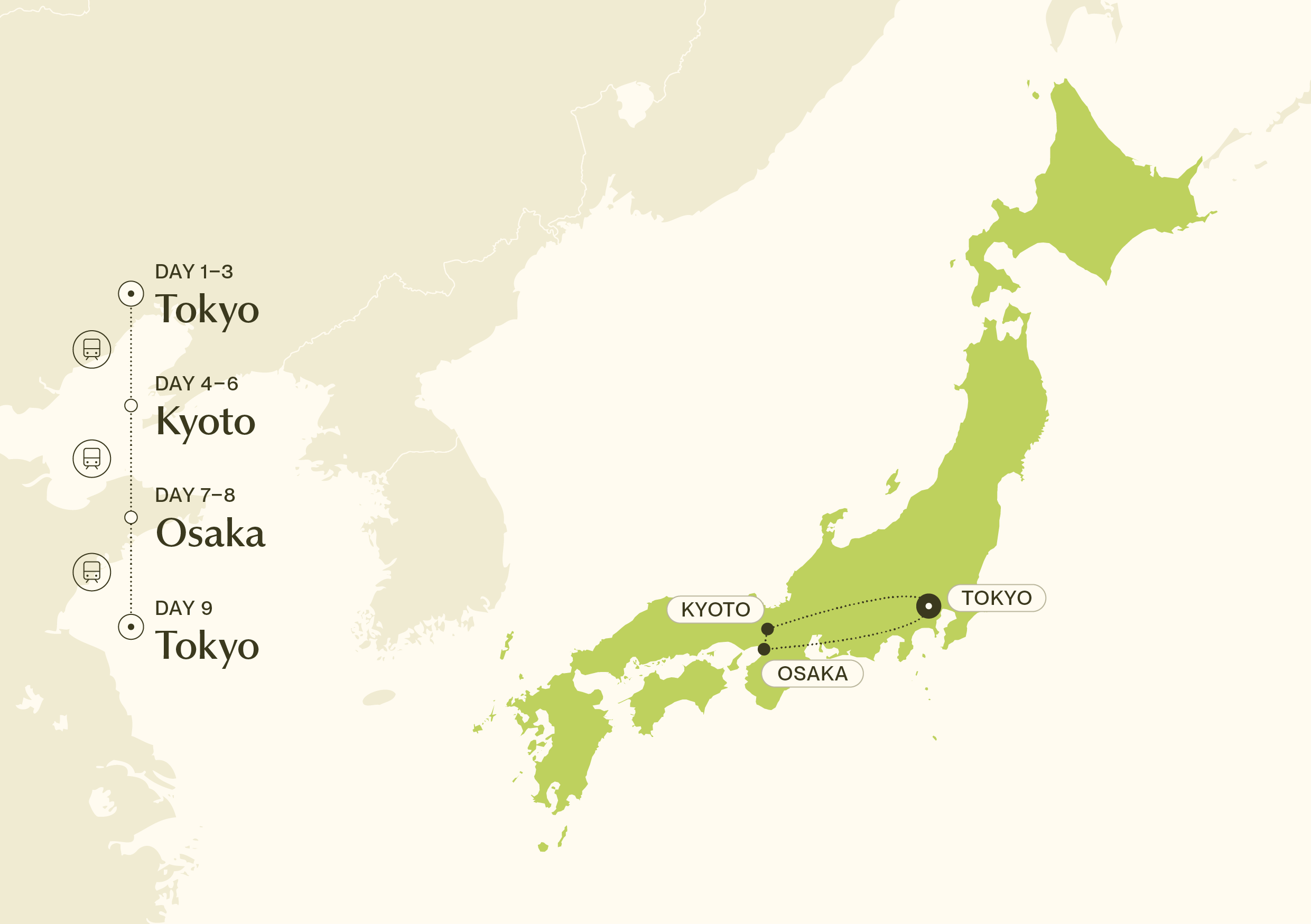 Map for Modern Japan Explorer