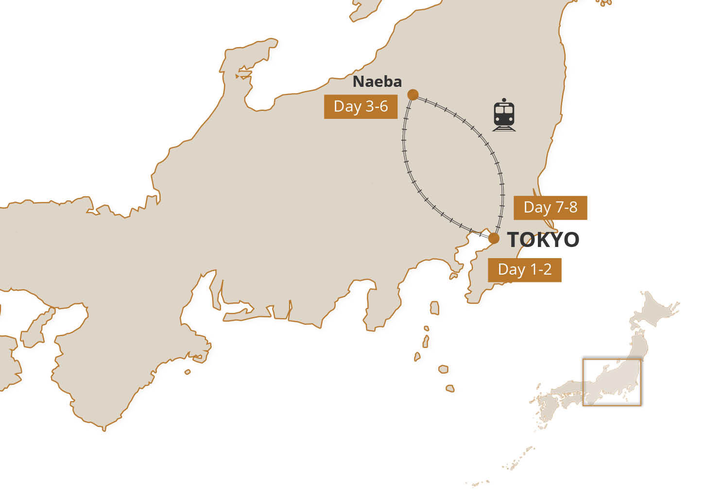 Map for Fuji Rock Festival