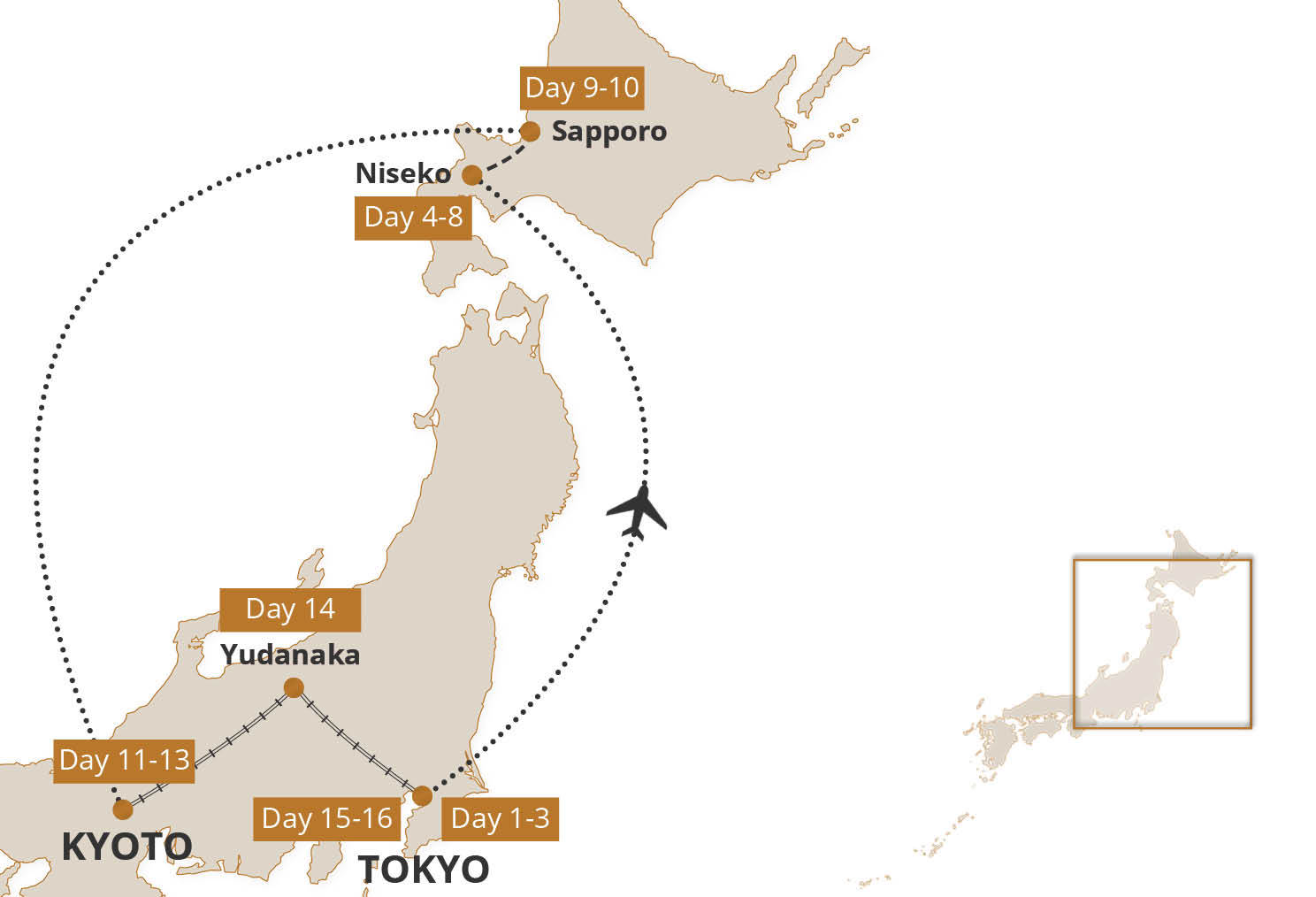 Map for Niseko Deluxe