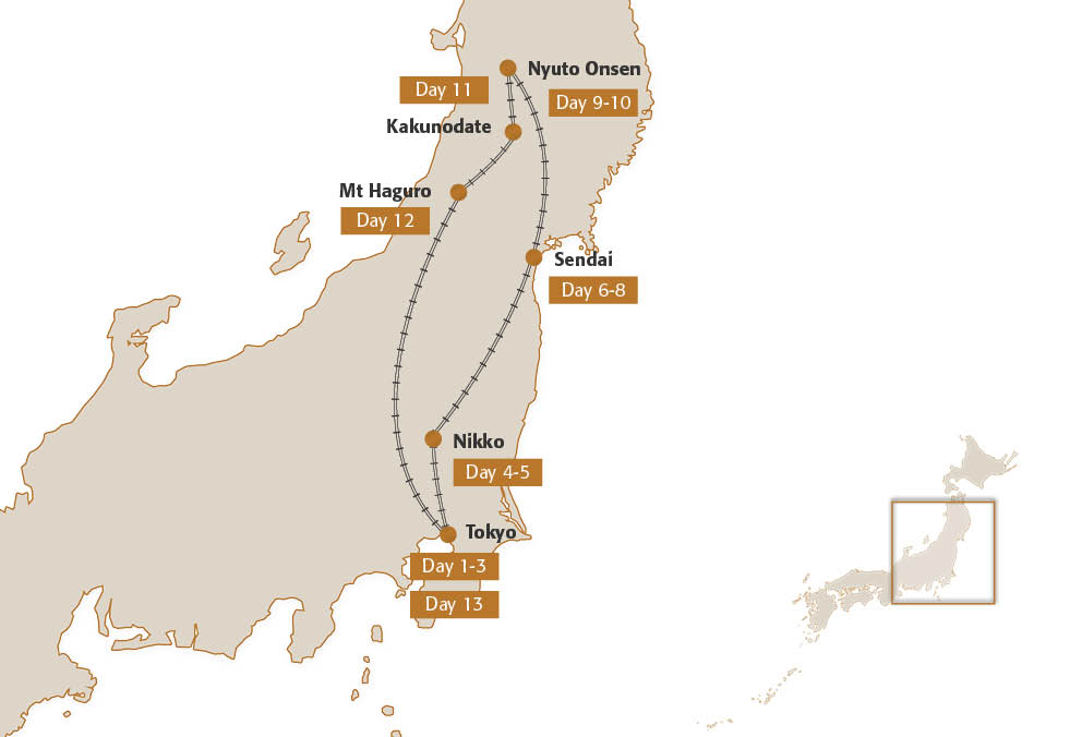 Map for Northern Highlights