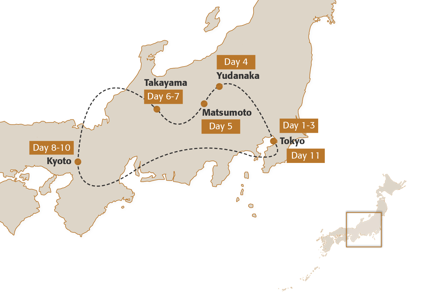 Map for Snow Country