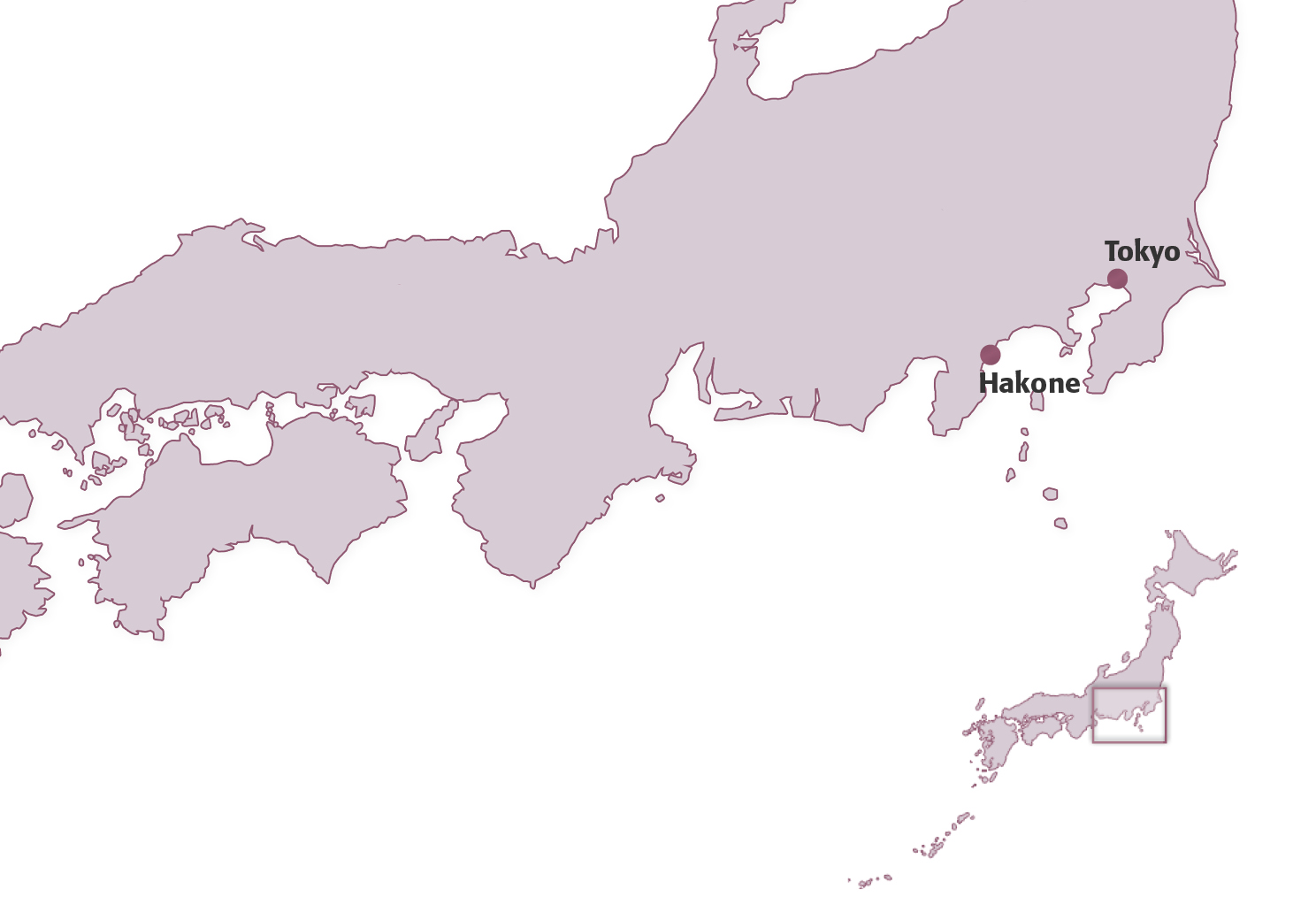 Map for Business Studies and Economics in Tokyo