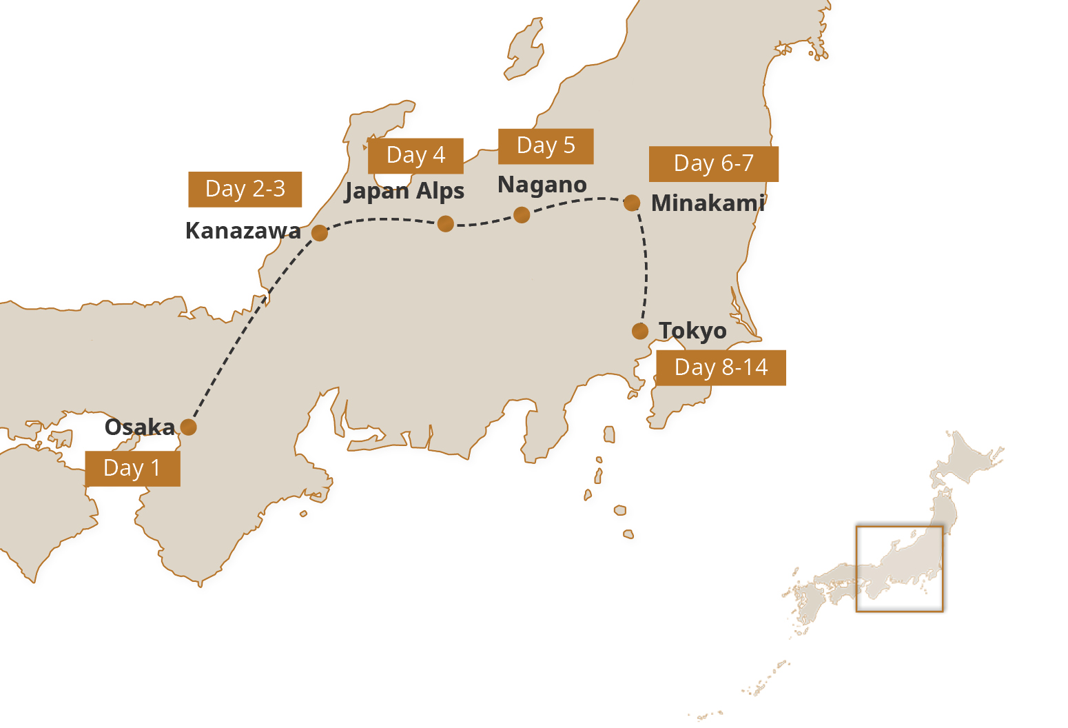 Map for Summer Games 2020: Medals & Mountains
