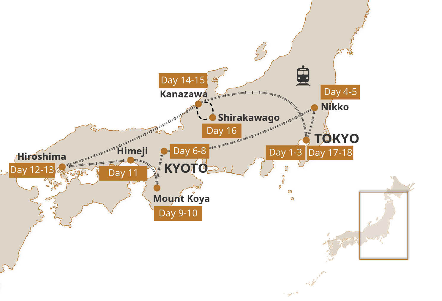 Map for World Heritage