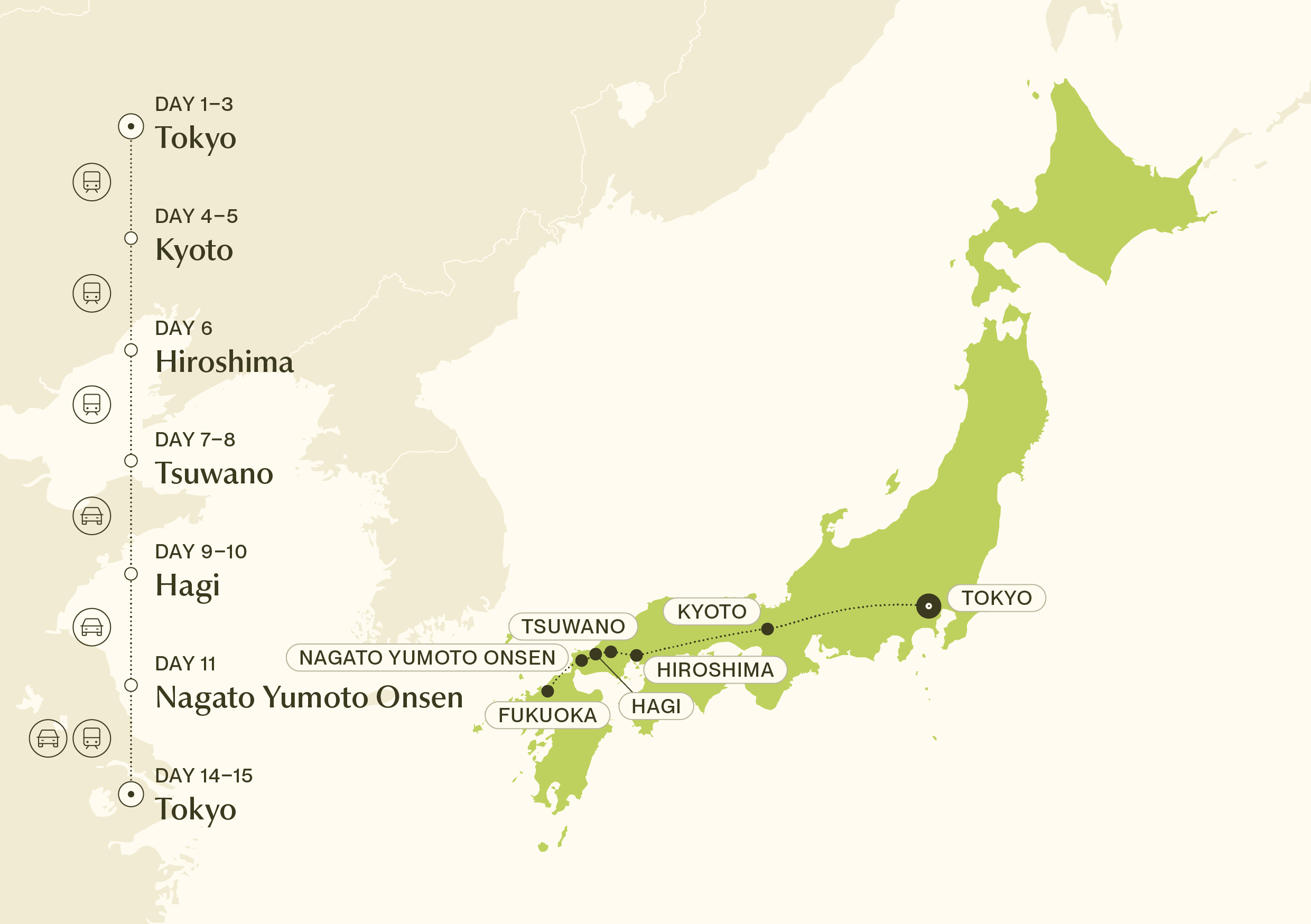 Map for West Honshu Wonders