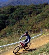 Mountain biking Image