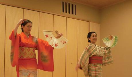 Japanese dance class