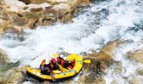 White water rafting in Minakami