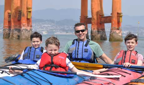 Sea kayaking