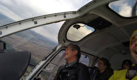 Mount Aso helicopter ride 